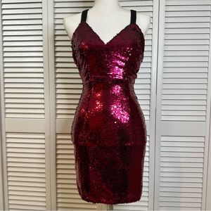 Pink Sequin Dress
